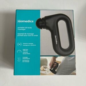 HoMedics Portable Full Body Vibration Massager With Attachments - New Unopened!